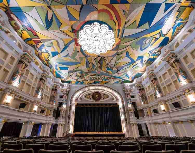 Teatro Baralt. Plafón. Mural de Angulo. Zulia. Venezuela